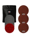 3x M&M Strike Premium Bowling Shammy + 5x MIRKA Abralon Schleifpads (Körnung 180–4000)