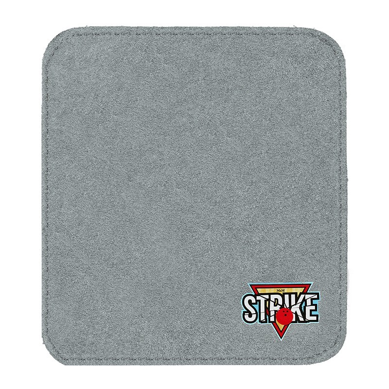 M&M Strike Premium Bowling Shammy Pad 2-capas. Cuero natural Para limpiar el aceite de las bolas de boliche