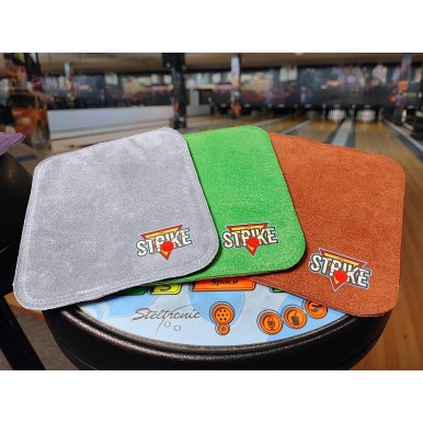 M&M Strike 2-layer Premium Bowling Shammy Pad. Natural leather! For wiping oil from bowling balls