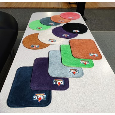 M&M Strike Premium Bowling Shammy Pad 2-capas. Cuero natural Para limpiar el aceite de las bolas de boliche