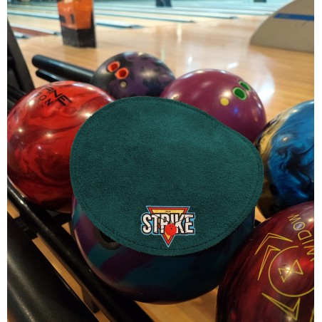 M&M Strike 2-layer Premium Bowling Shammy Pad. En cuir naturel pour essuyer l'huile des boules de bowling