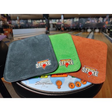 M&M Strike 2-layer Premium Bowling Shammy Pad. Natural leather! For wiping oil from bowling balls
