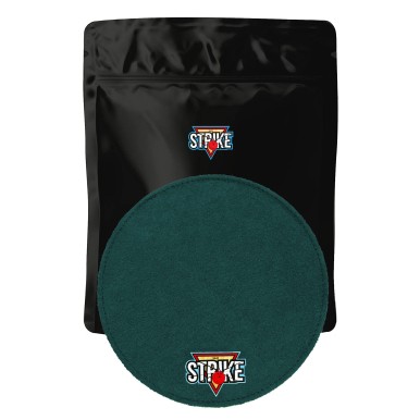 M&M Strike Premium Bowling Shammy Pad 2-capas. Cuero natural Para limpiar el aceite de las bolas de boliche