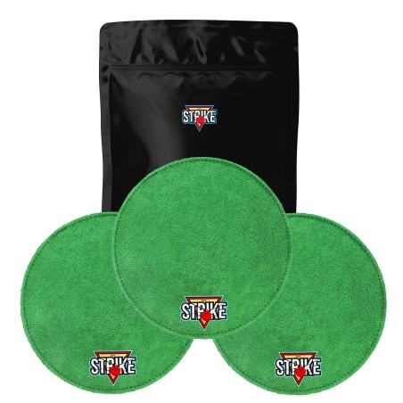 3x M&M Strike 2-lagiges Premium Bowling Shammy Pad. Naturleder! Zum Abwischen von Öl von Bowlingkugeln