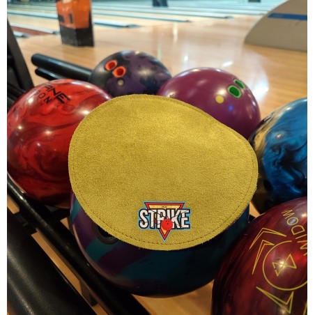 M&M Strike 2-lagiges Premium Bowling Shammy Pad. Naturleder! Zum Abwischen von Öl von Bowlingkugeln