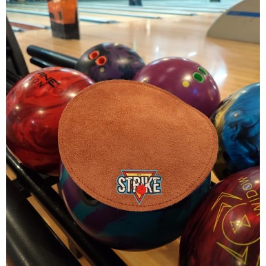 M&M Strike 2-warstwowa Ścierka do kul bowlingowych.  Naturalna skóra & Najwyższa Jakość