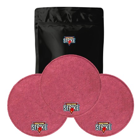 3x M&M Strike 2-lagiges Premium Bowling Shammy Pad. Naturleder! Zum Abwischen von Öl von Bowlingkugeln