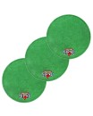 3x M&M Strike 2-lagiges Premium Bowling Shammy Pad. Naturleder! Zum Abwischen von Öl von Bowlingkugeln